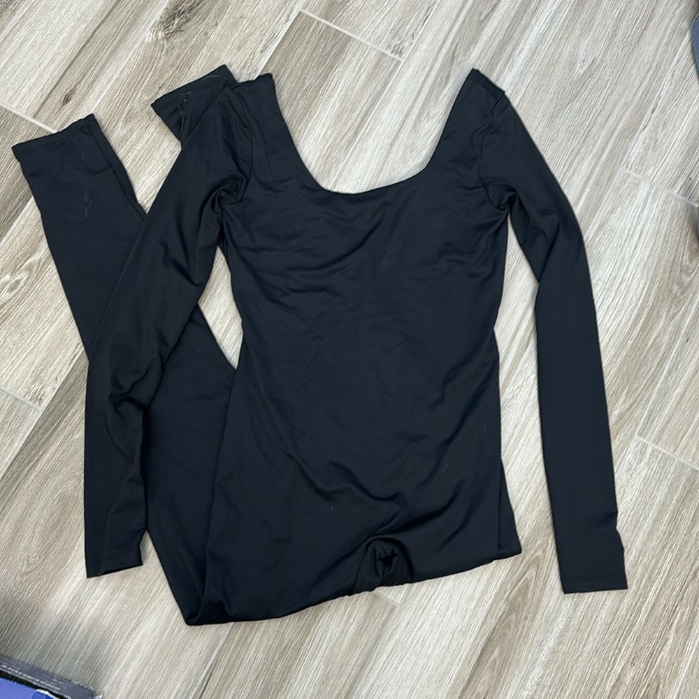 Forever21 full black body suit size XS